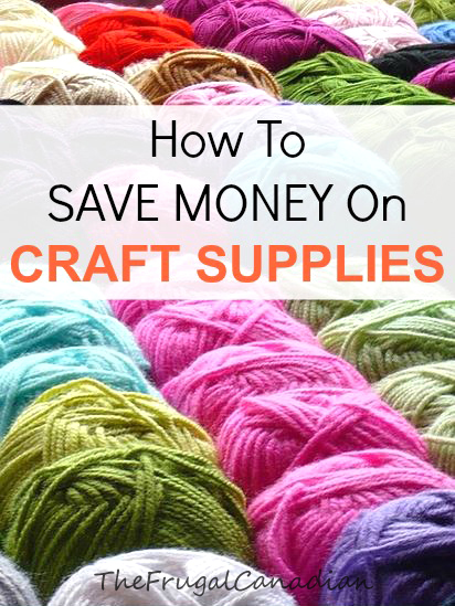 How To Save Money On Craft Supplies