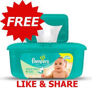 free pampers wipes