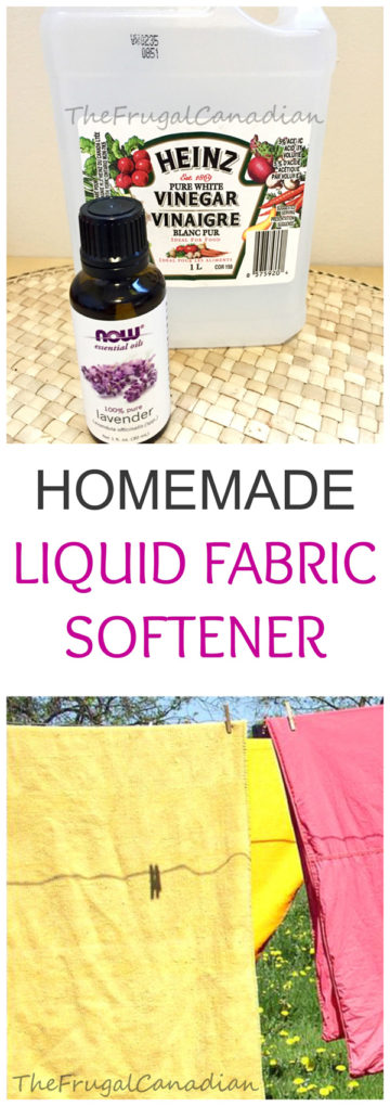 Homemade Laundry Liquid Fabric Softener, DIY Recipe