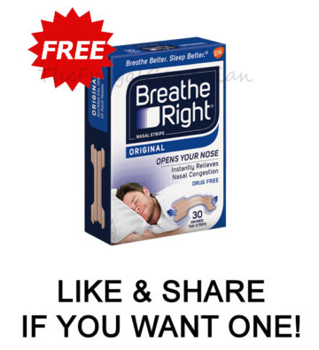 Breathe Right Sample Offer