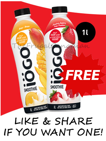 free iogo products coupon smoothie