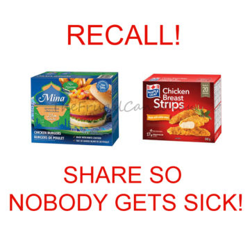 Maple Leaf Breaded Chicken Oroducts Recalled Due to a Toxin Produced by Staphylococcus Bacteria