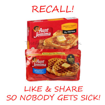 Recall Aunt Jemima Products