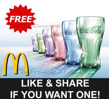 cocacola glasses mcdonalds free