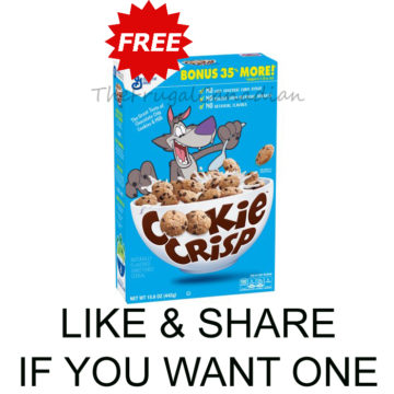 free cookie crisp cereal
