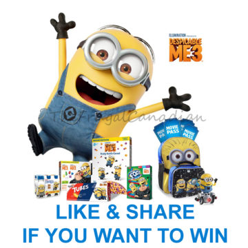 Free Despicable Me 3 Prize Pack