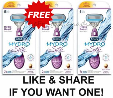 Free Schick Hydro Silk Hydra-Boost