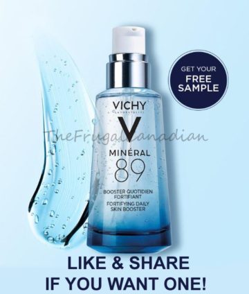 Free Vichy Mineral 89 Sample Packs