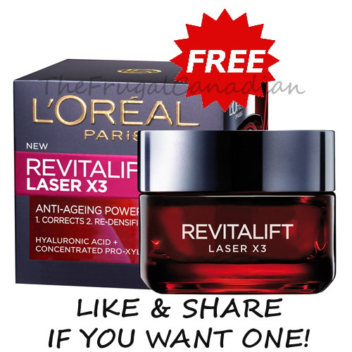 Free L’Oreal Paris Revitalift Sample Packs Frugal Canadians