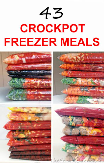 43 Easy Crockpot Freezer Meal Recipes