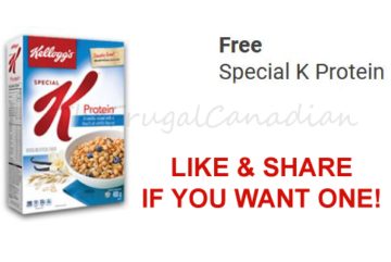 Free Kellogg's Special K Protein FPCs