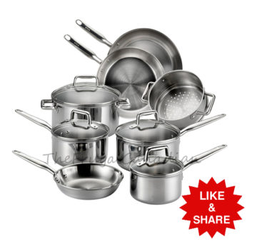 T-Fal 11pc Stainless Steel Cookware Set2