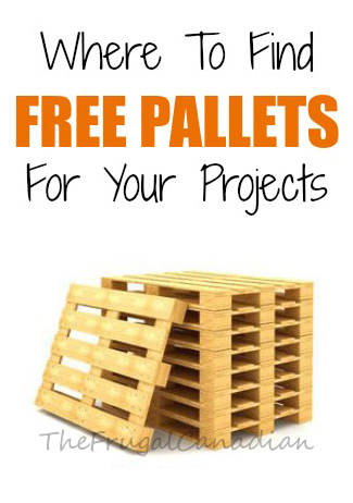 where to find free pallets for projects
